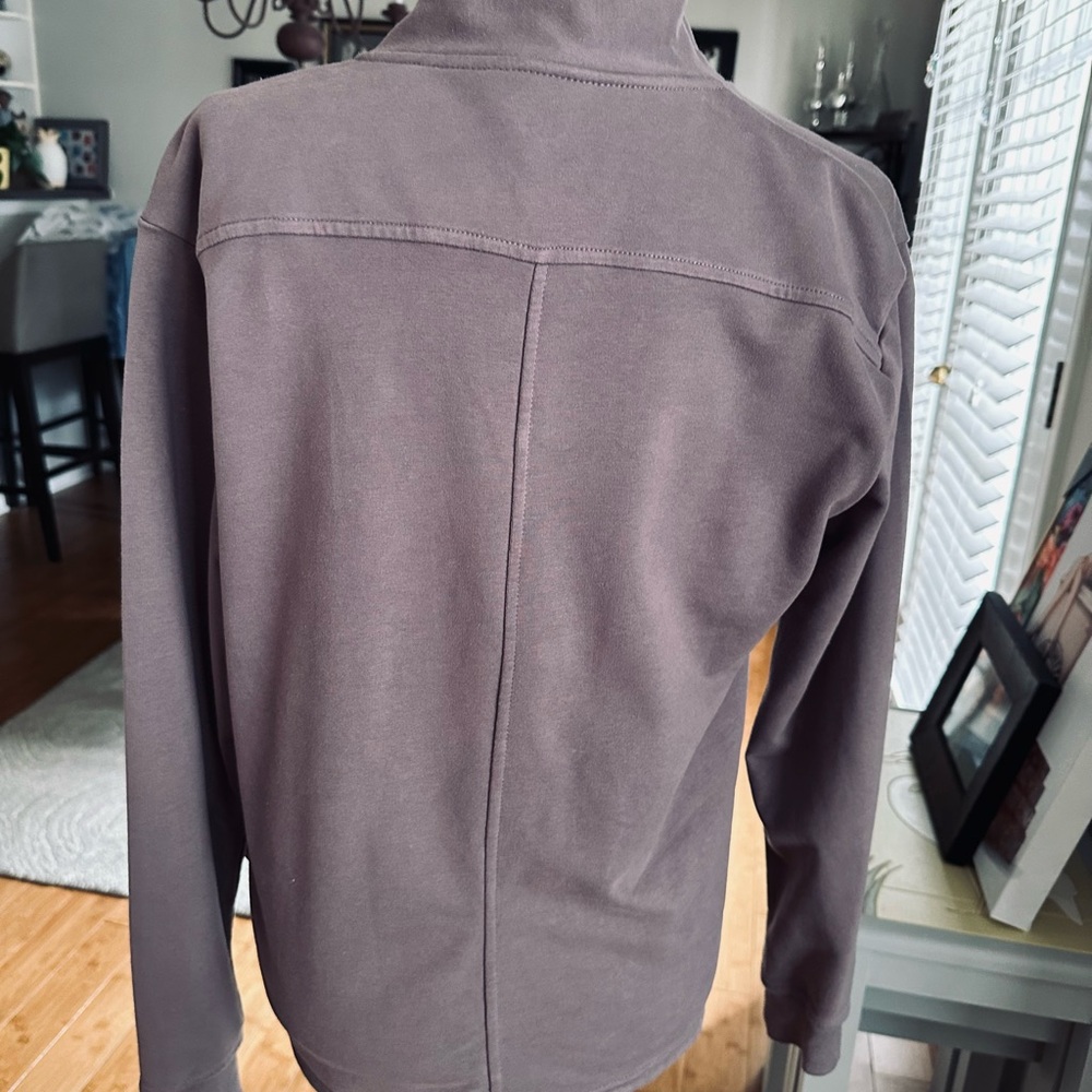 Athleta Purple Wrap Top - Picture 2 of 4